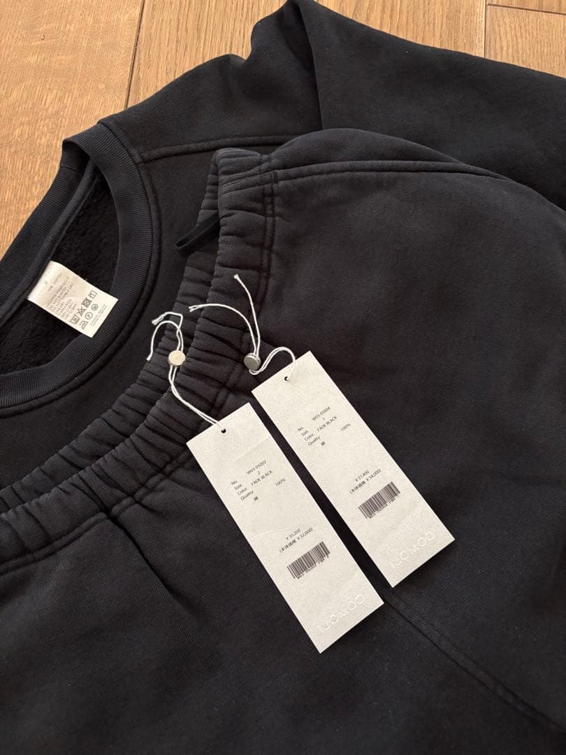 ヤ*ス様 【廃盤】COMOLI 吊裏毛スウェットセットアップ　フェードブラック