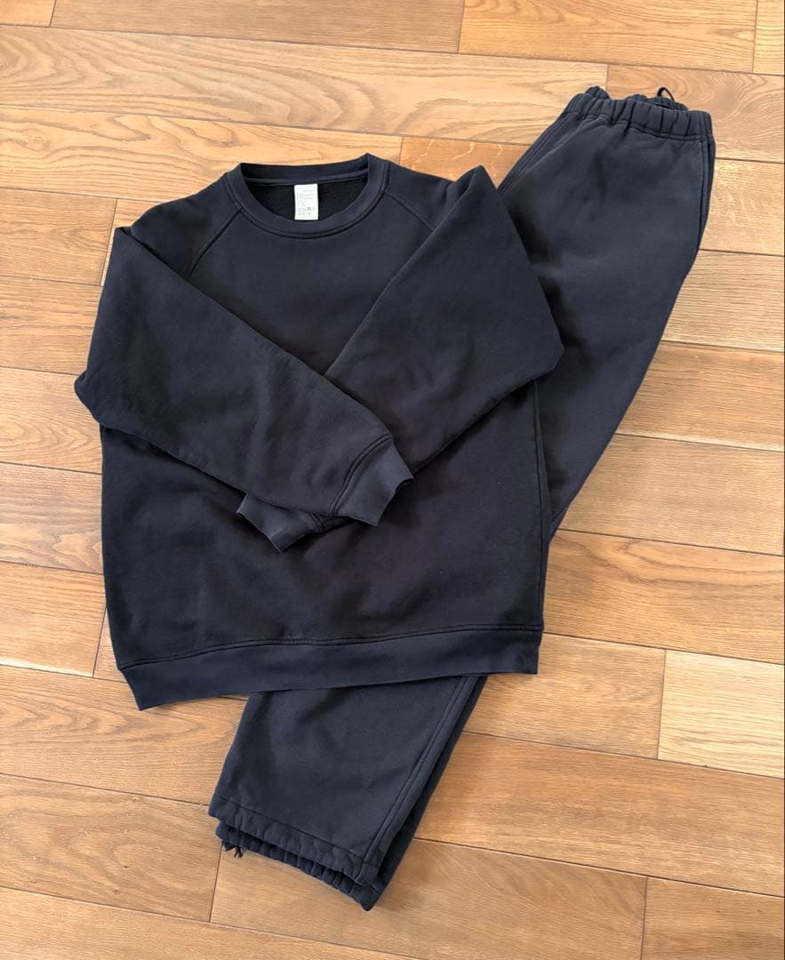 ヤ*ス様 【廃盤】COMOLI 吊裏毛スウェットセットアップ　フェードブラック