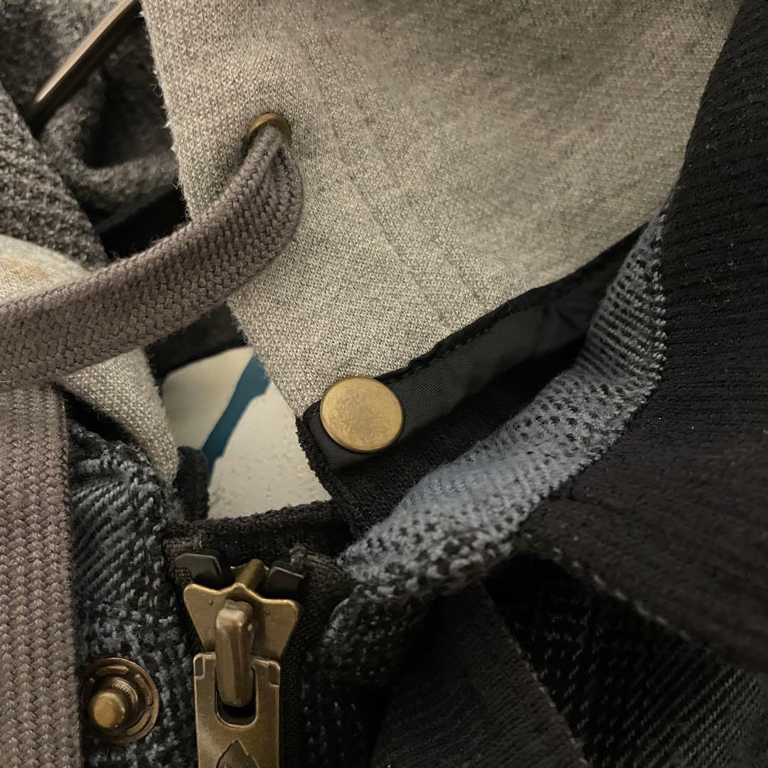 Burtonバートンスキーウェアスノーボードジャケットパーカーフード黒ブラック紺