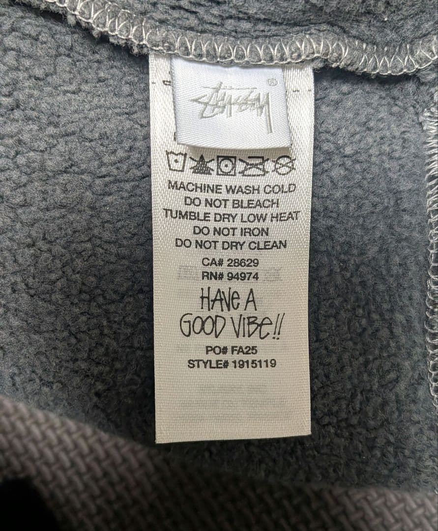 Stussy WEAR CREW PIGMENT DYED 2025 Sサイズ