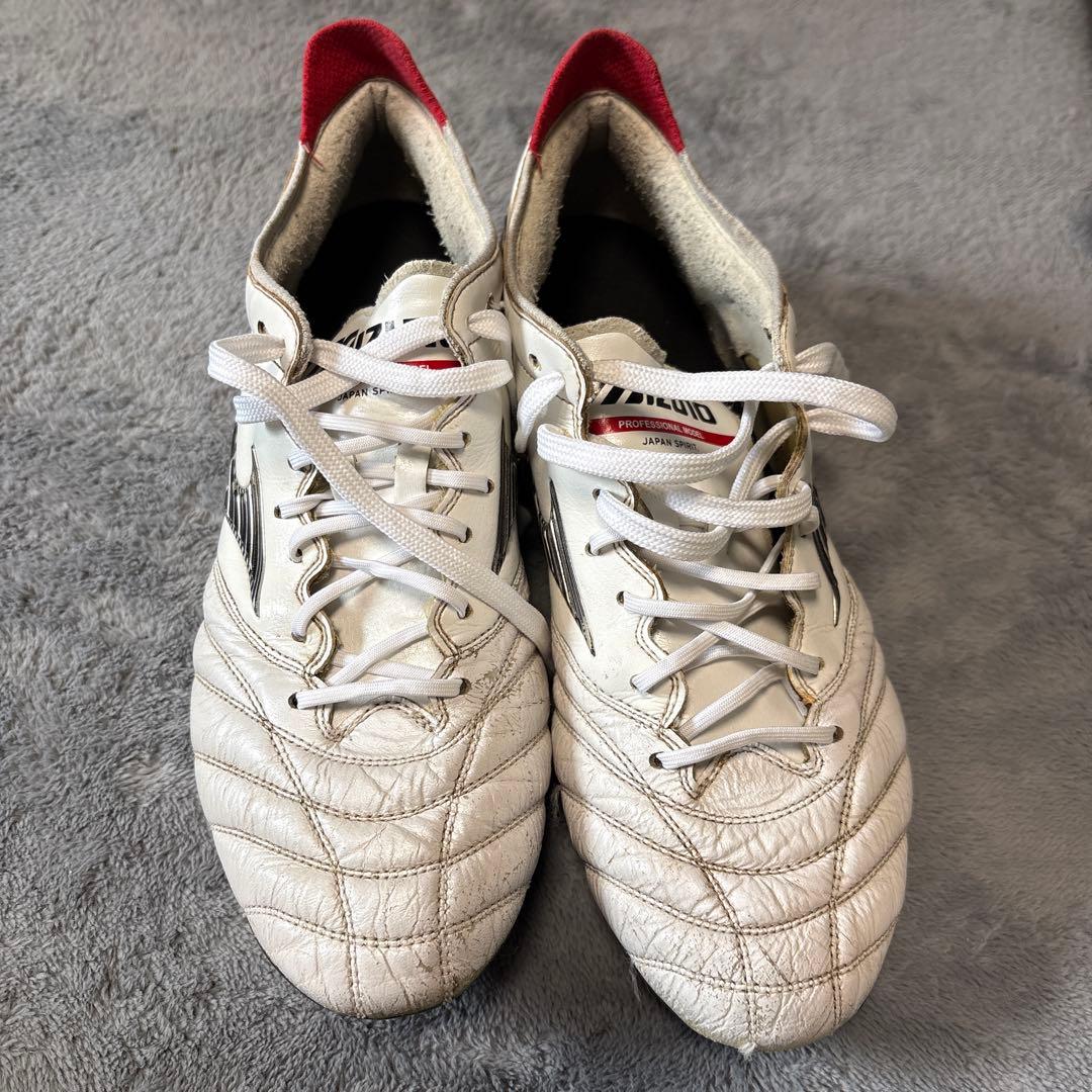 サッカーシューズ ホワイト レザー モレリアネオ2の取り替え式