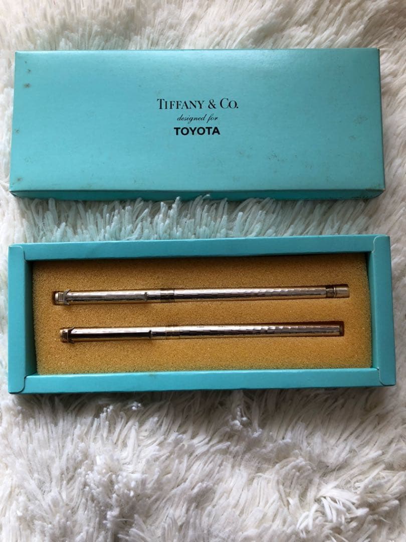 さらにお値下げ！限定！ティファニー・トヨタ シャーペンとボールペンセット