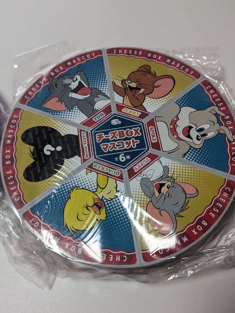 トムとジェリー展　トレーディングチーズBOX　マスコットコンプリートBOX　赤