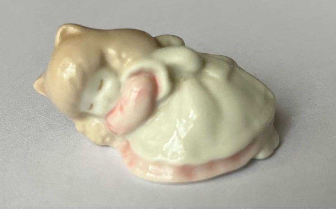 劇レア・非売品★綿の国星/須和野チビ猫の陶器人形(映画公開記念贈呈品)