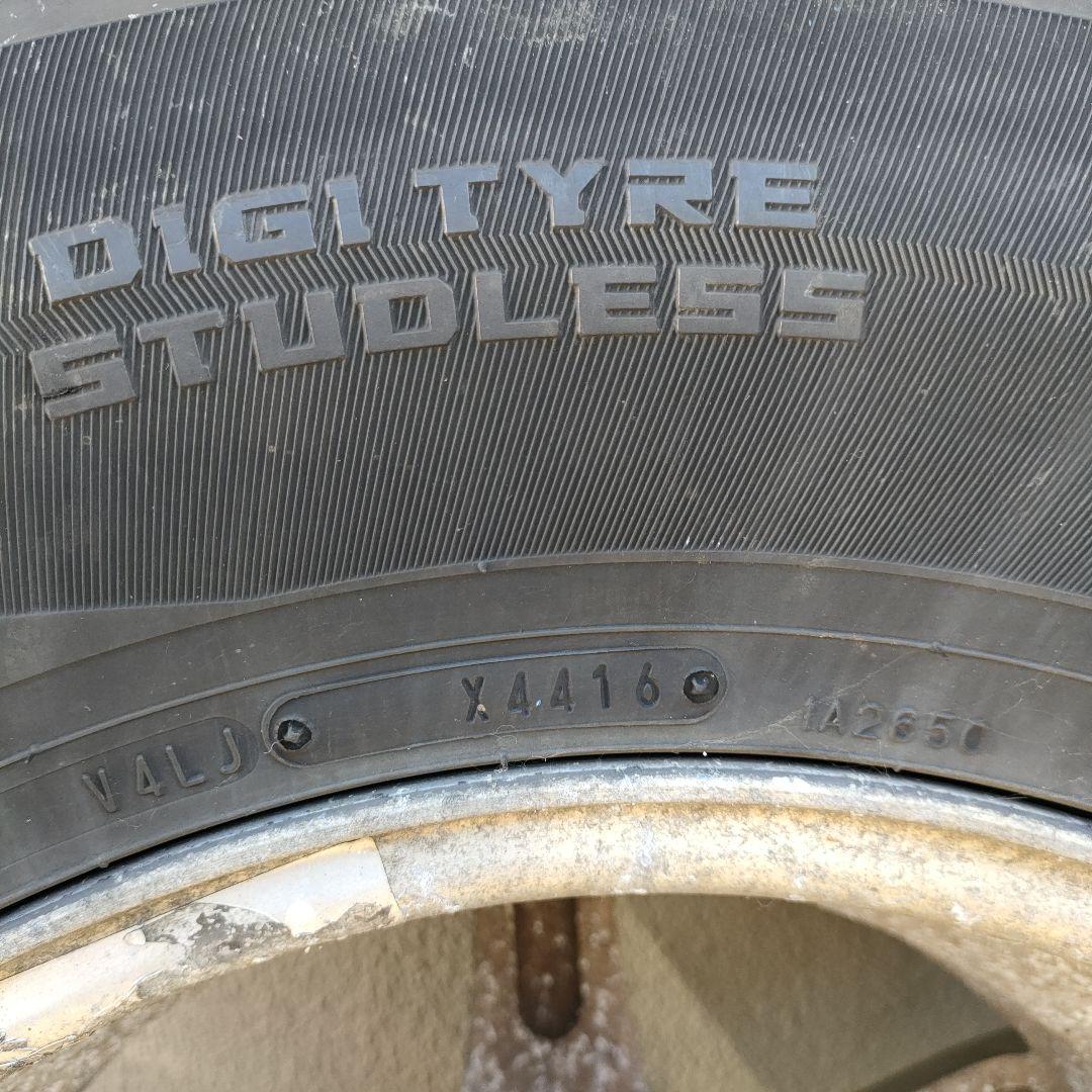 引取限定 DUNLOP スタッドレスタイヤ ホイール付き 265/70R16