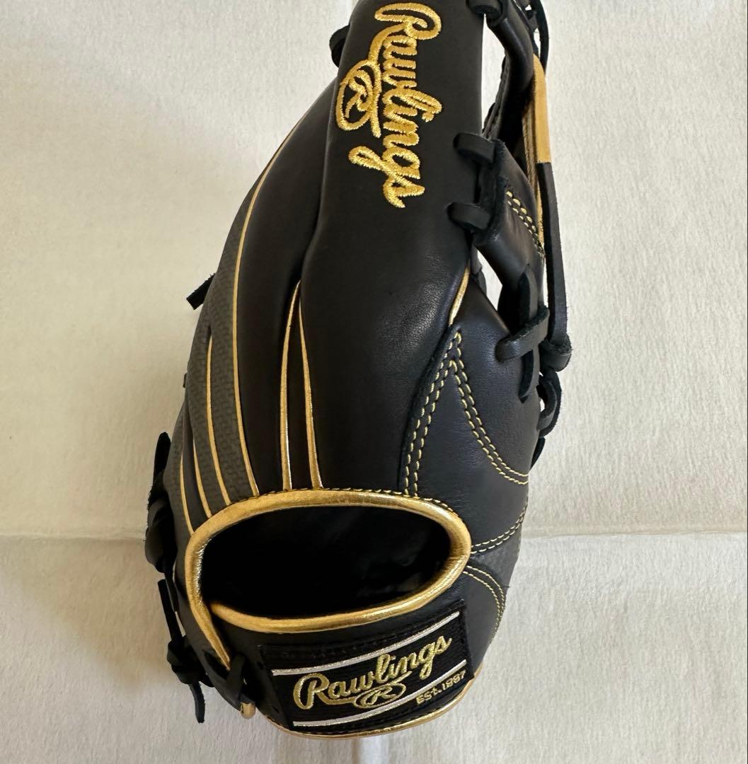 Rawlings 軟式グローブ 黒/金
