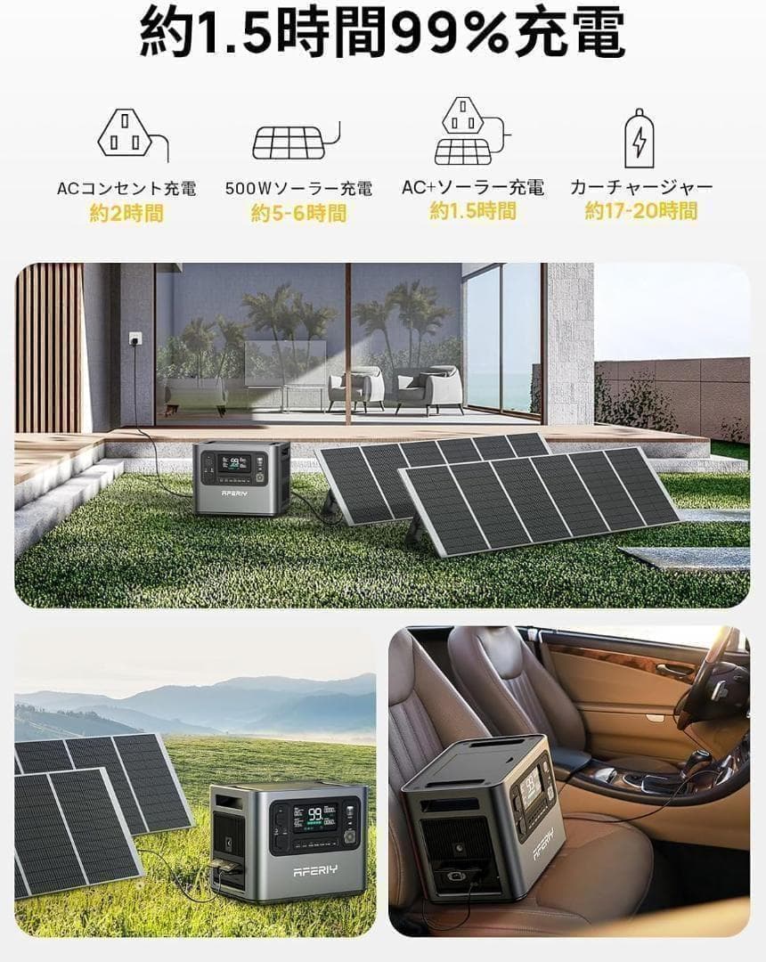 ポータブル電源 大容量 2048Wh　AFERIY P210 新品未開封