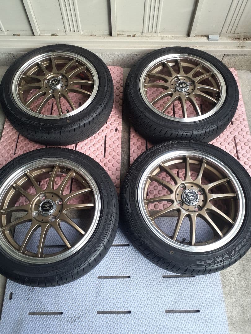 15インチタイヤ ホイール4本セット グッドイヤー165/55r15　軽自動車