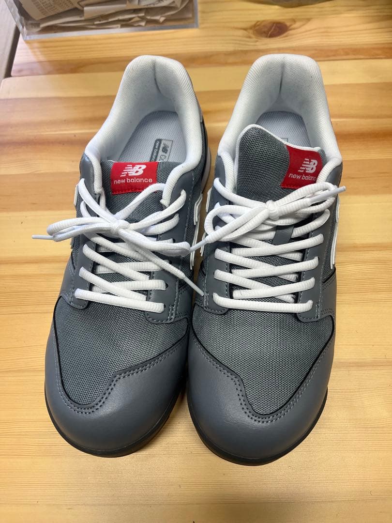 New Balance グレー スニーカー　安全靴　26センチ