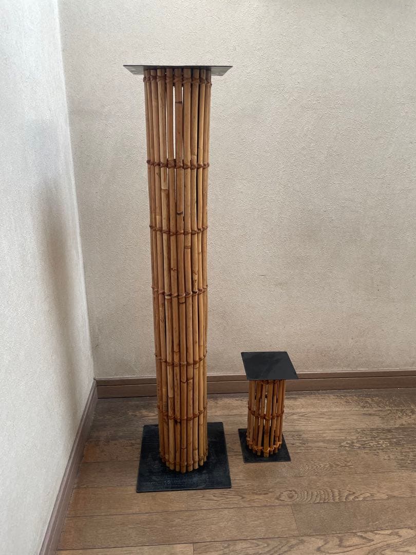 ＊値下げ＊ 和調のフラワースタンド(大小セット)