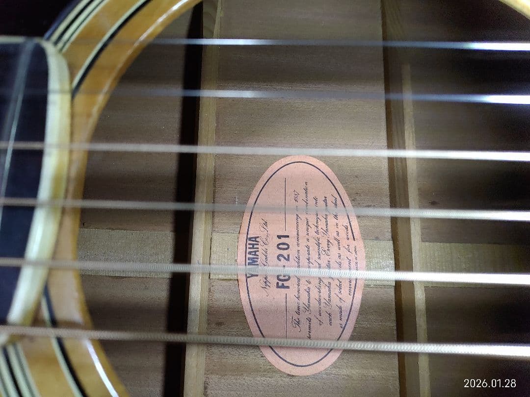 YAMAHAジャパンヴィンテージアコースティックギターFG-201古い割には美品