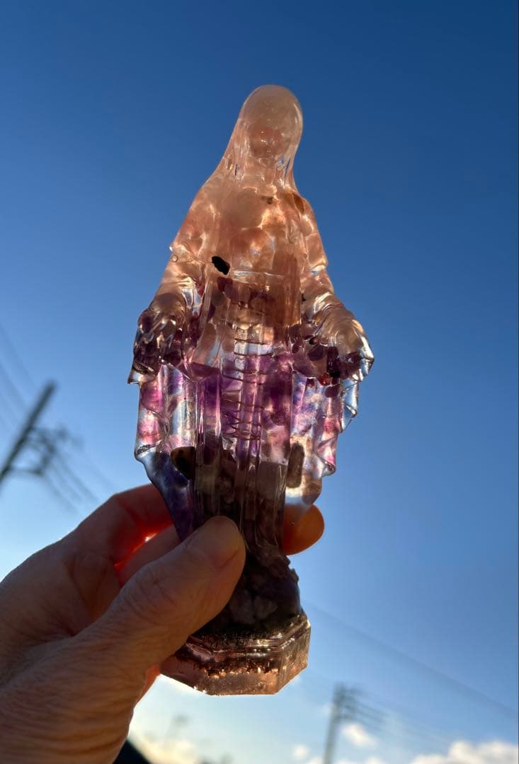 オルゴナイト　大きなマリア様　癒し　浄化グッズ