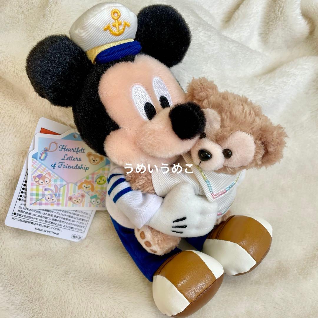 東京ディズニーシー ダッフィー ミッキー 20周年 ぬいぐるみバッジ