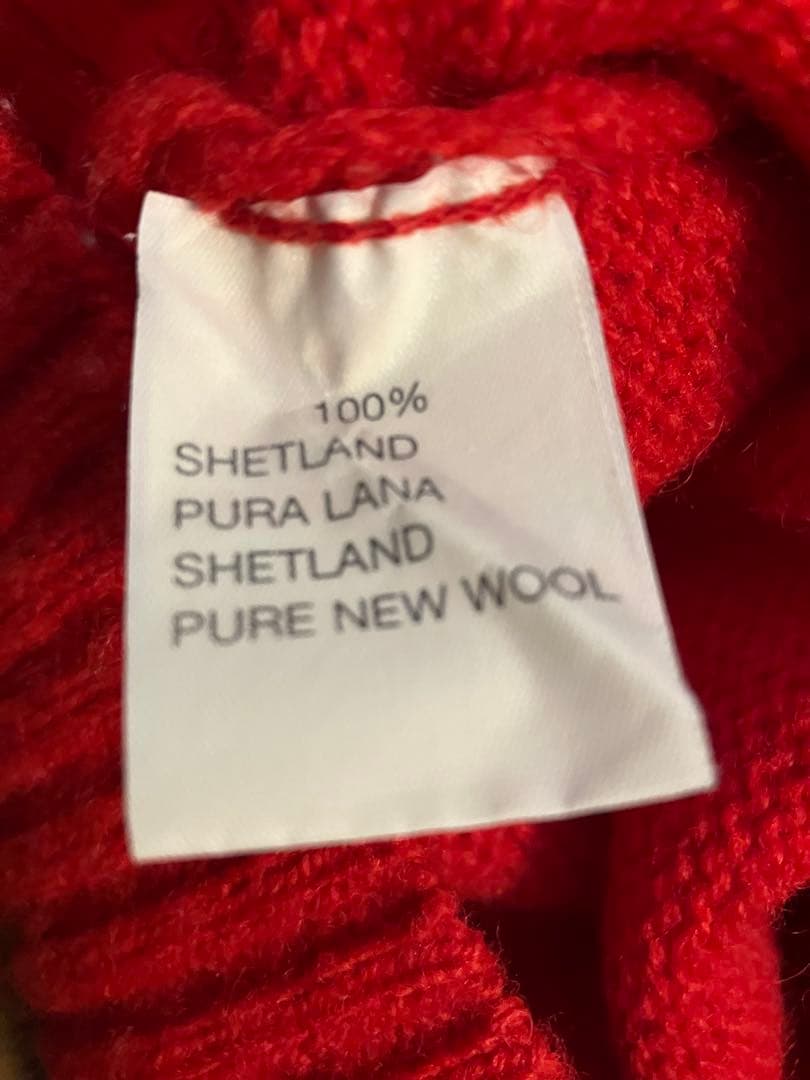 Vivienne Westwood MAN オーブ赤ニット　セーター