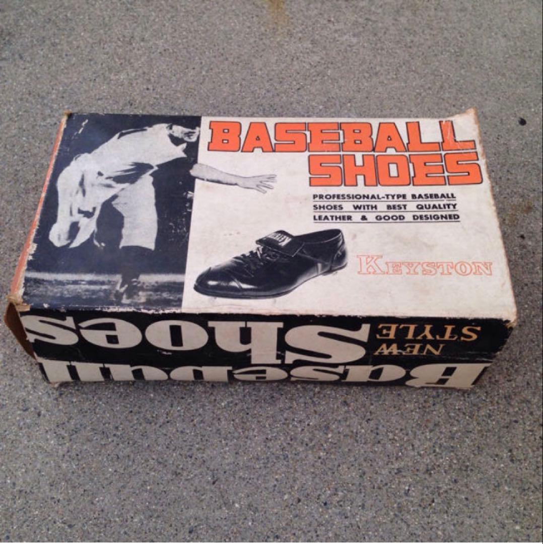 ヴィンテージ 美品　未使用　野球　ベースボール　スパイク　KEYSTON