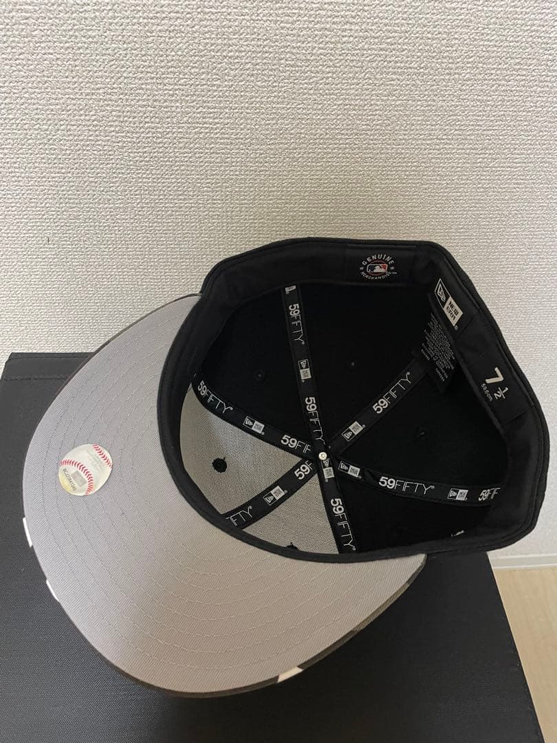 ニューエラ 59fifty LA ドジャース 大谷7 1/2 迷彩　黒　キャップ