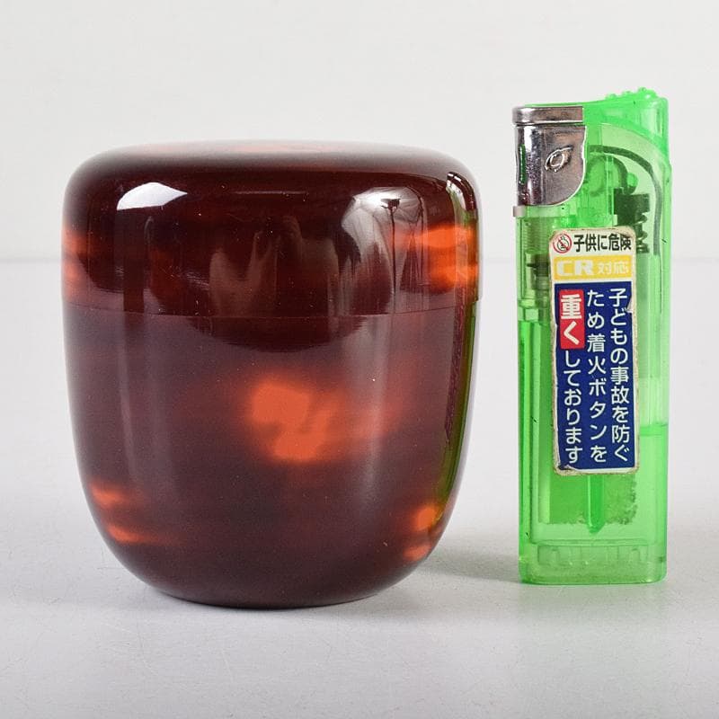 茶道具　漆塗　曙棗　裏千家十三代圓能斎書付箱　V　R8003