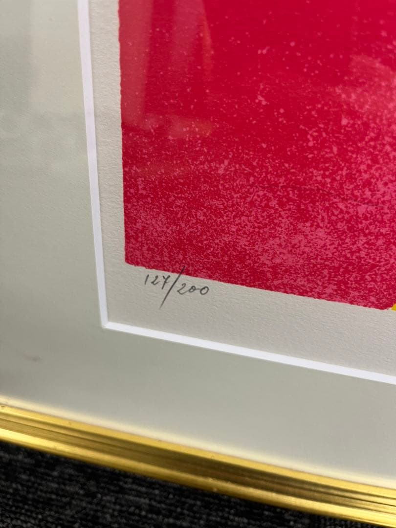 リトグラフ　ポールギヤマン　カバリエのダンス　直筆サイン　127/200