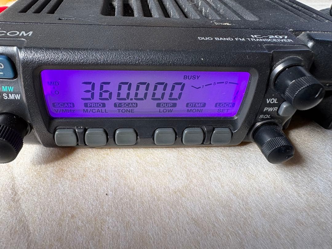 ICOM IC-207 デュアルバンドFMトランスミッター 無線機