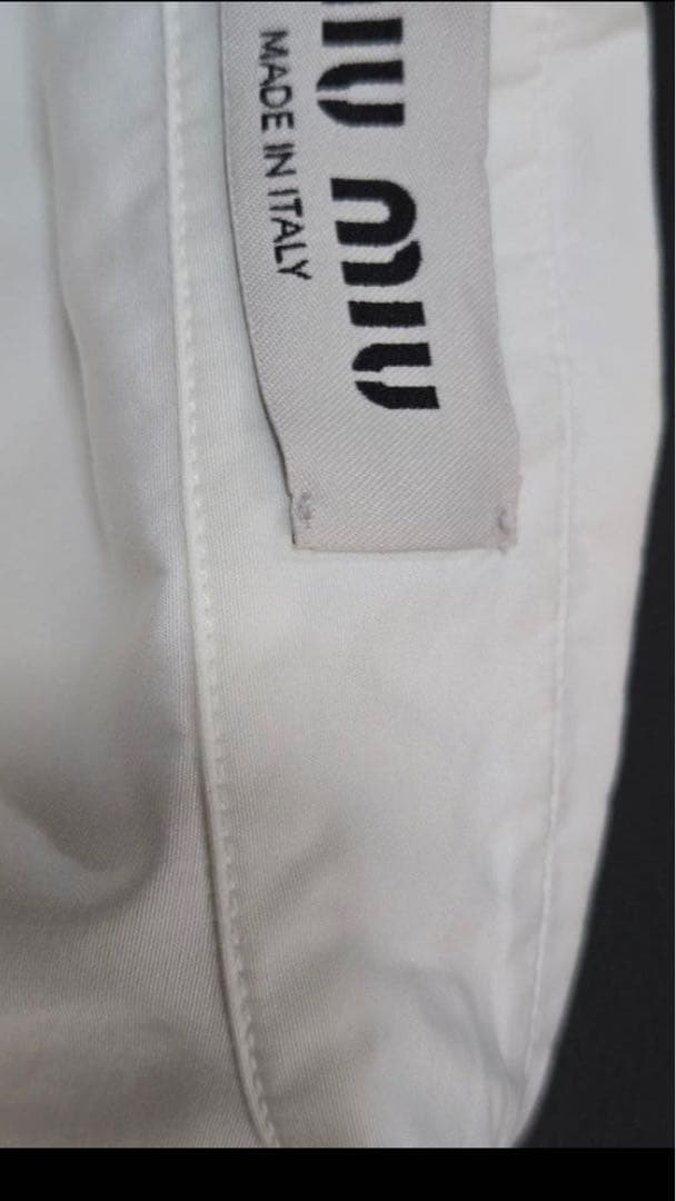 miumiu ポプリンシャツ 40