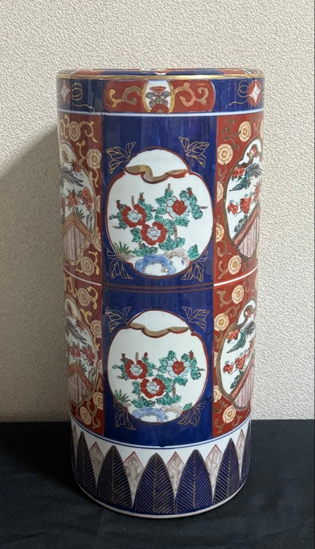 伊万里　錦絵　傘立　古民具　送料込み251025