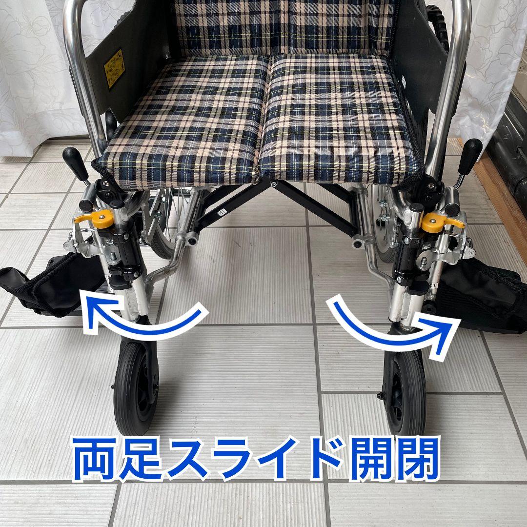 ♿️ 自走式 軽量スリム 車椅子 とても便利な多機能タイプ リハビリ訓練に最適