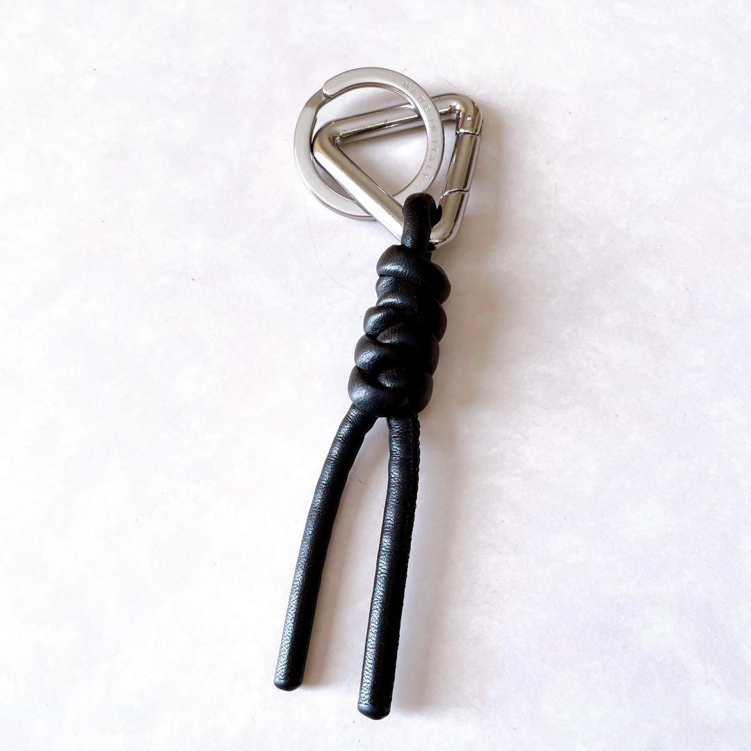 Bottega Veneta ボッテガヴェネタ　キーリング　キーホルダー　黒