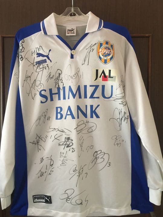 清水エスパルス　クラブ支給　サッカーユニフォーム　サイン入り
