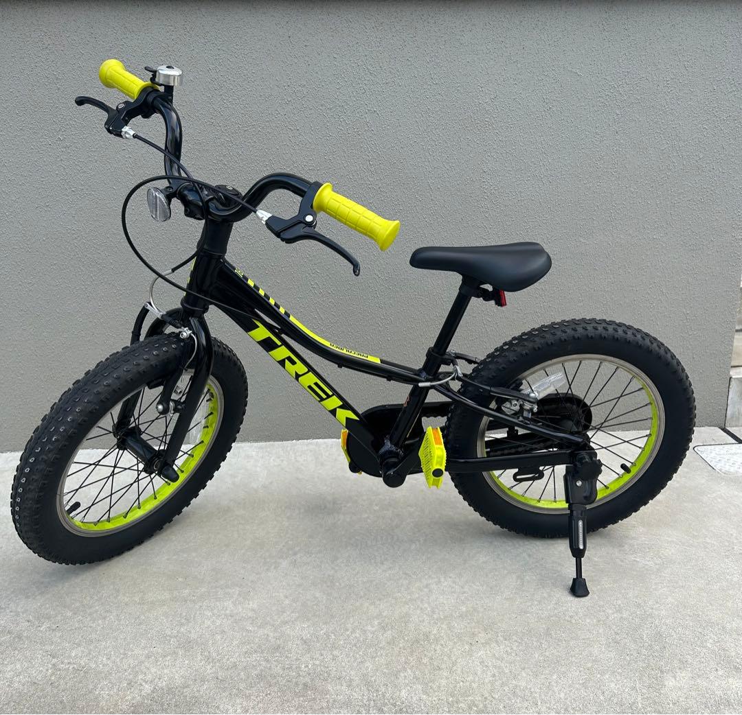 トレック　子供用自転車　黒/黄緑　Trek Precaliber 16