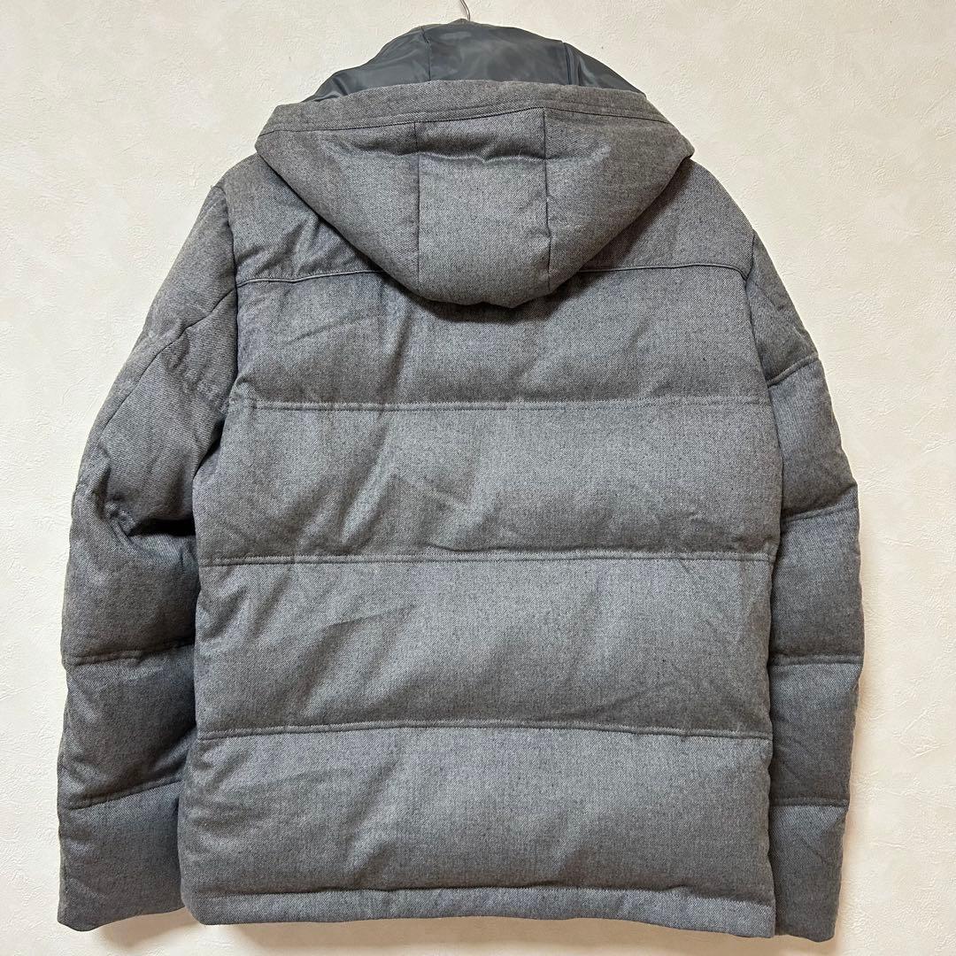 【カルバンクライン】ダウンジャケット　メンズ　グレー　毛98% 上品　カジュアル