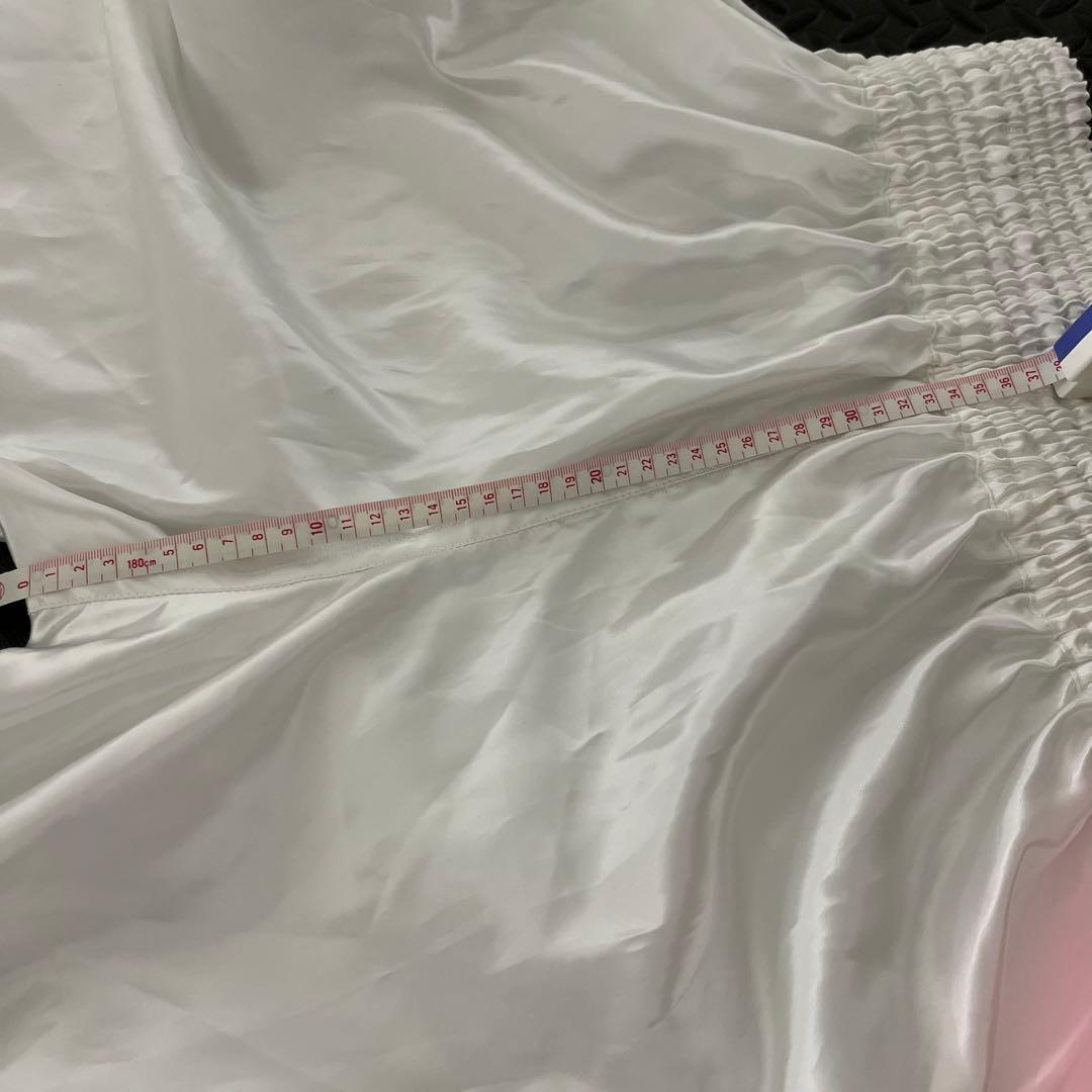 イサミ　ISAMI 格闘技　ボクシング　トランクス　ホワイト白　XL