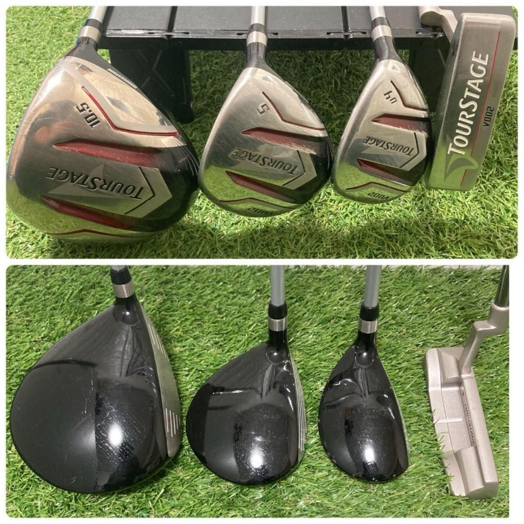 初中級者オススメ！　ツアーステージ v002 11本フルセット メンズゴルフ