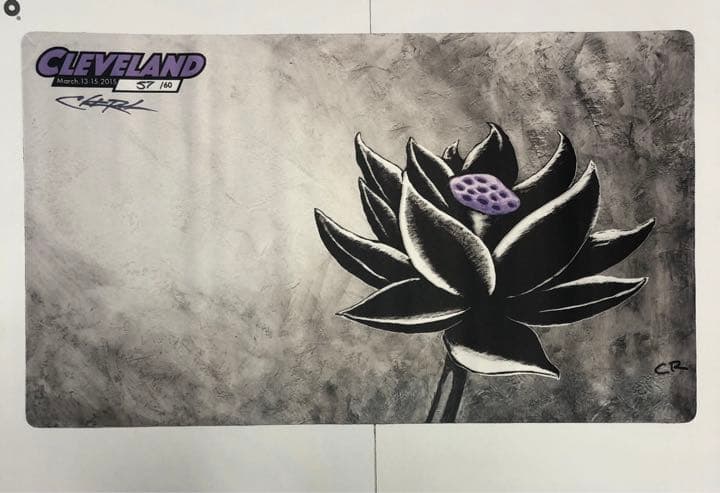 black lotus ブラックロータス mtg プレイマット サインド
