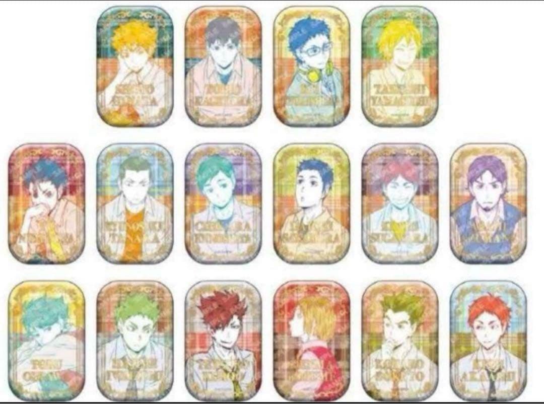 ハイキュー！！スクエア缶バッジBOX