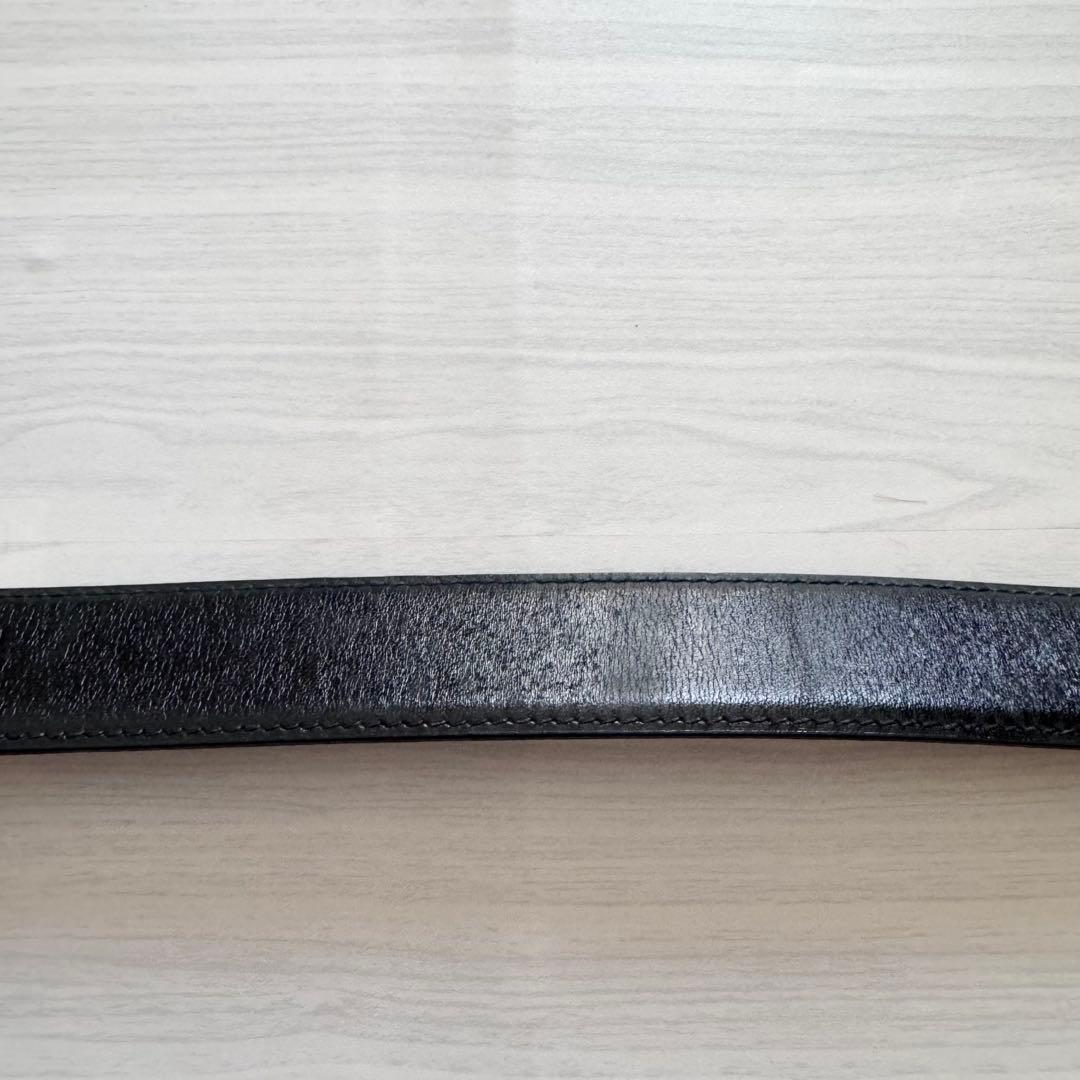 【セール中】CELINE セリーヌ 黒 レザー ベルト 馬車 ブランド