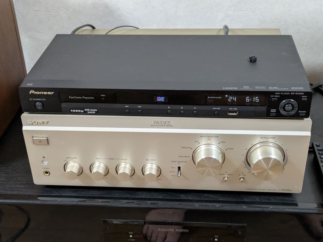 マサキヨ　SONY TA-FA33ES 動作良好です!