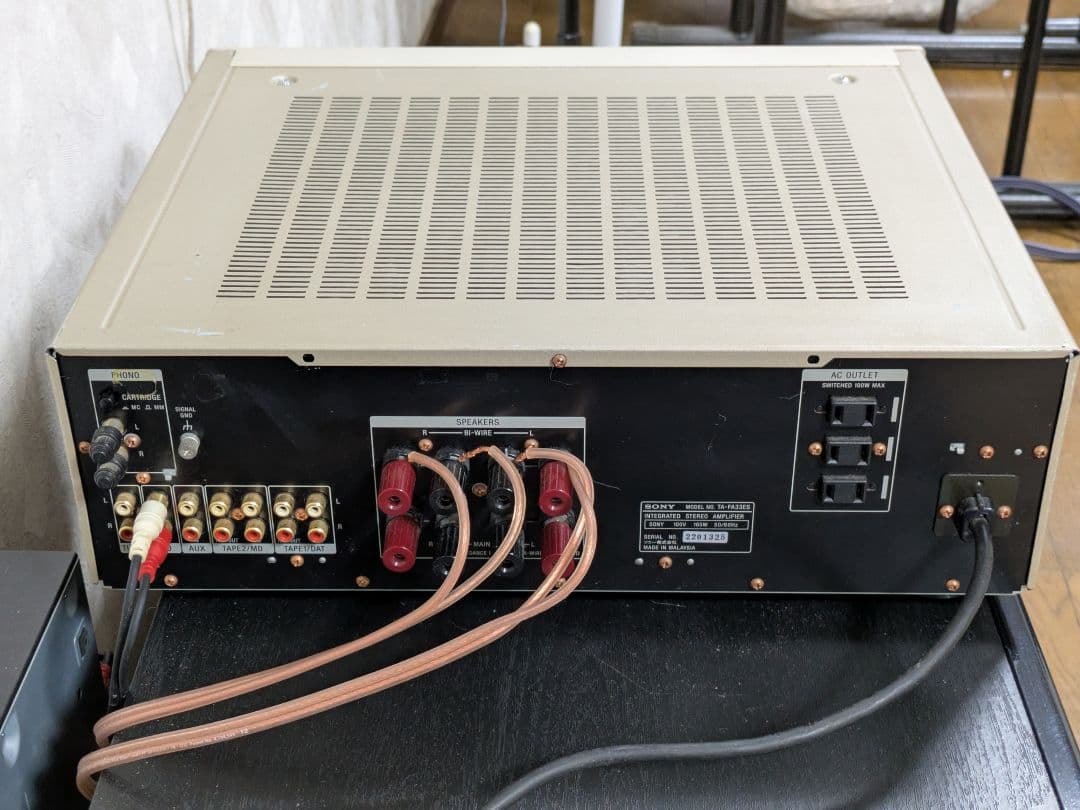 マサキヨ　SONY TA-FA33ES 動作良好です!