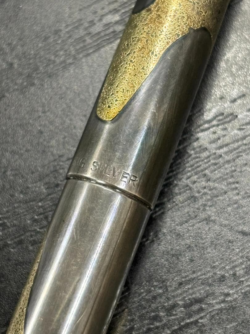 PLATINUM リビエール Sterling-Silver 万年筆 18KWG