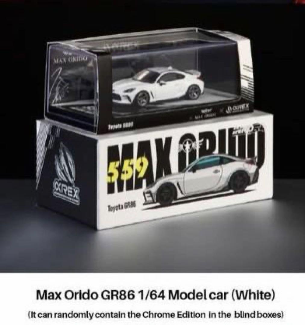 Inno64 1/64 Max Orido Toyota GR86 白