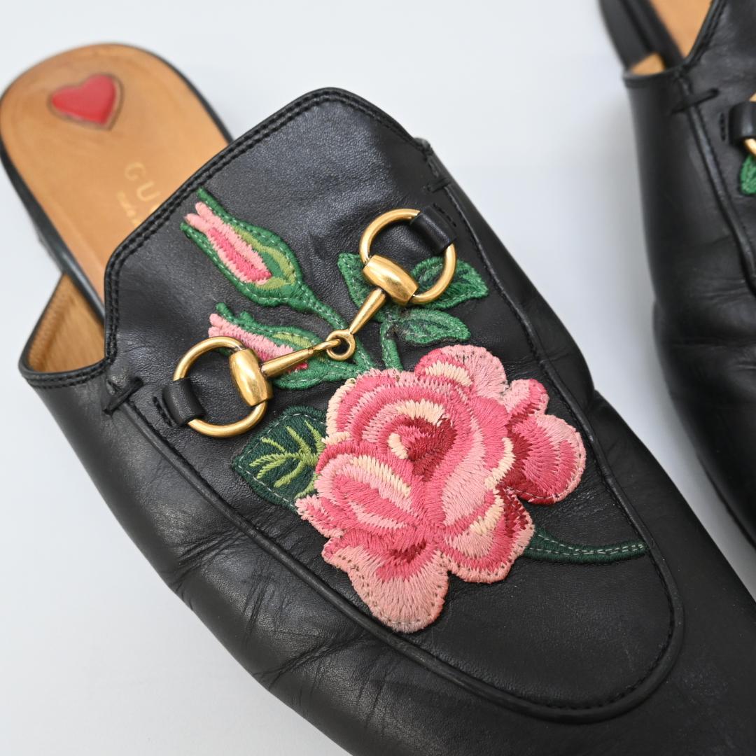 ■ 46569★グッチ プリンスタウン ホースビット ローファー　サンダル