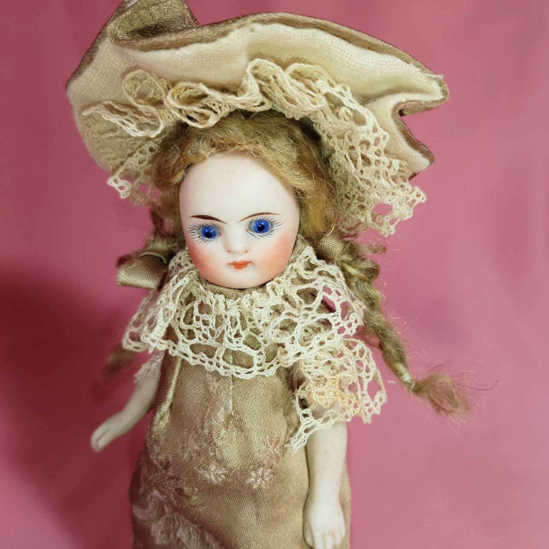アンティークビスクドール　フレンチミニョネット