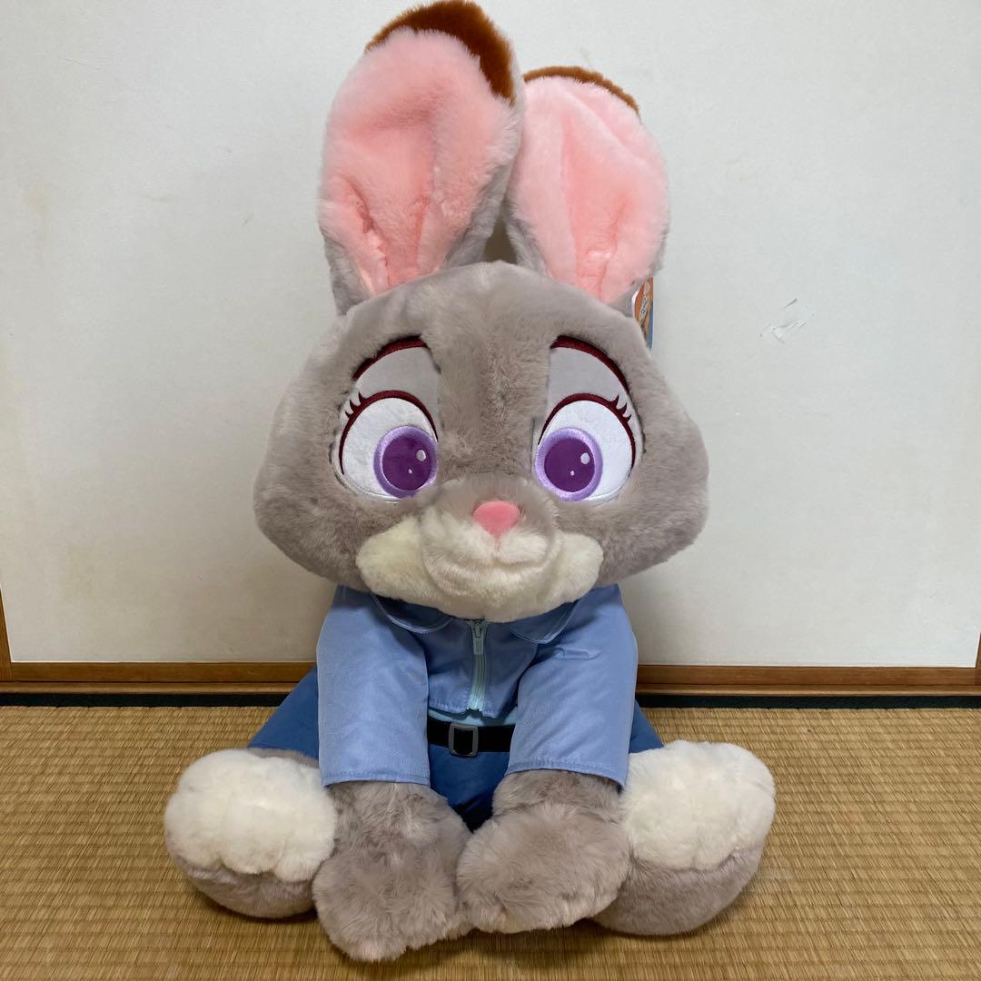 ディズニー　ズートピア　ビッグ　ぬいぐるみ　ジュディ　ブランケット付き　50cm