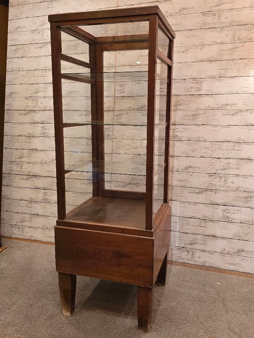 プ*い様 ガラスケース　昭和レトロ　古家具　パンケース　店舗什器　ショーケース