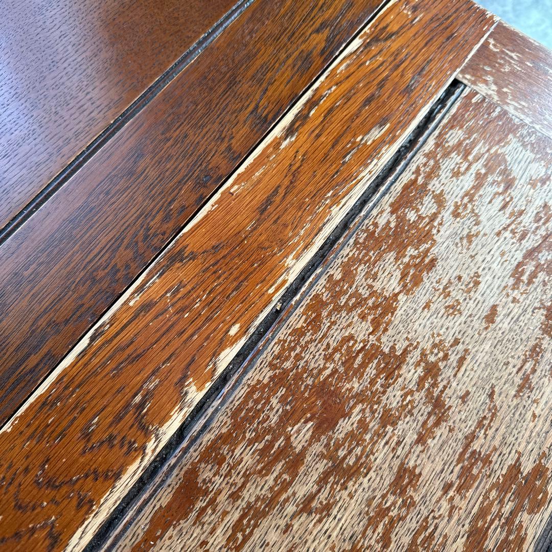 ロイズアンティーク木製エクステンションテーブル ダークブラウン