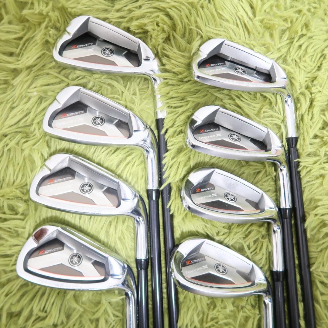 ヤマハ インプレス X Z キャビティ アイアン8本セット メンズゴルフ 初心者