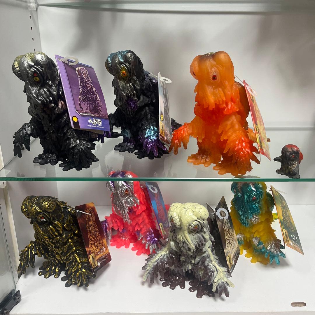 ムービーモンスターシリーズ ヘドラ ソフビ 7体セット ゴジラストア限定