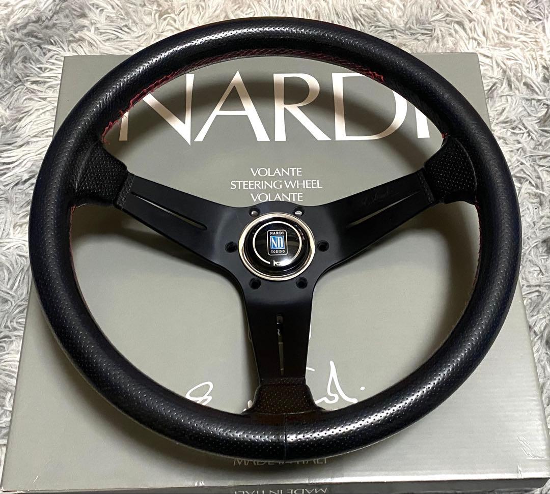 NARDI パンチングレザーステアリング35Φ 即決大歓迎　ナルディ　希少