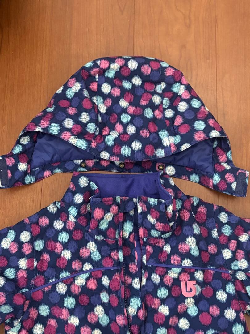 【美品】BURTON バートンキッズ スキーウェア ウエア つなぎ 4T