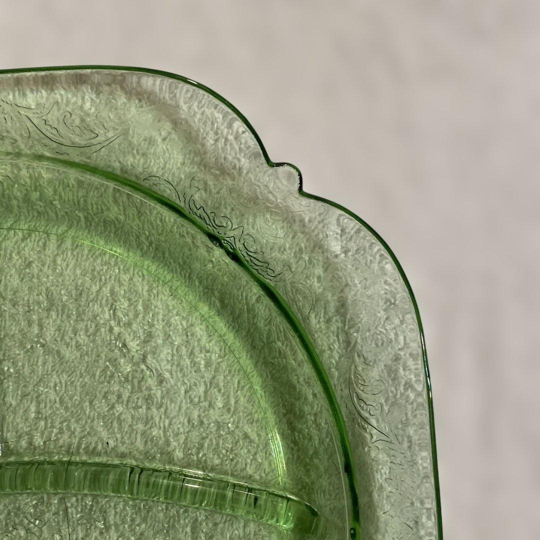 ビンテージ　フェデラル(検)　3コンパートメント　デプレッショングラス 1