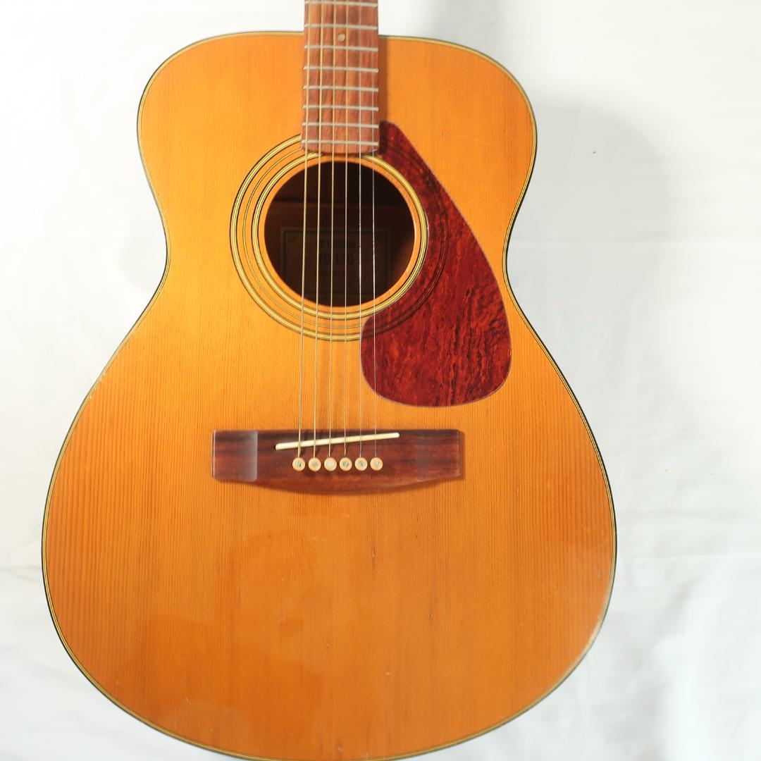弦交換 YAMAHA FG-130 ギター ケース付 グリーンラベル ビンテージ